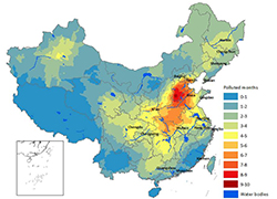 Chinese pollution levels